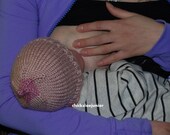 Baby Infant Newborn hat for boy or girl breast  feeding seamless funny  beanie. READY to ship from Colorado. Perfect gift