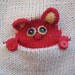 Handknitted Toddler Sweater / There's Little Bear In My Pocket / Children Pullover / Pure Cotton / SALE