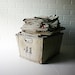 Vintage English Wool Mill Bin