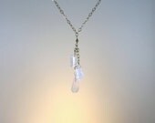 Moonstone Lariat Necklace