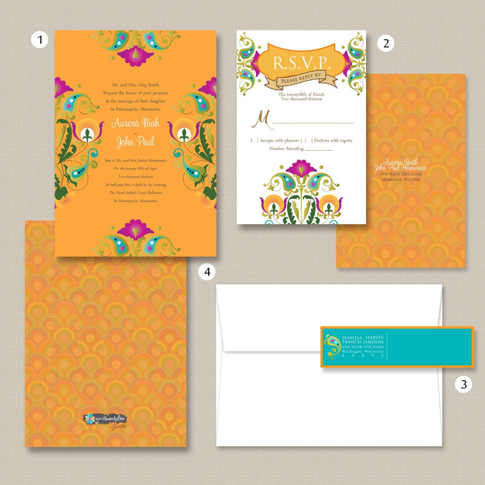 theAurora Wedding Invitation
