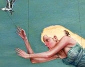 Carried Away -- signed (8x10)  Print of an Original Oil Painting -- PalePreoccupation