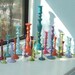 Shabby Chic Wedding Centerpieces: Painted Brass Candlesticks in Your Custom Colors