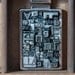 Large Rectange Letterpress Type Pendant