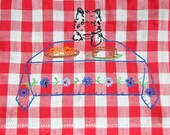 vintage SCOTTIE DOG kitchen towel