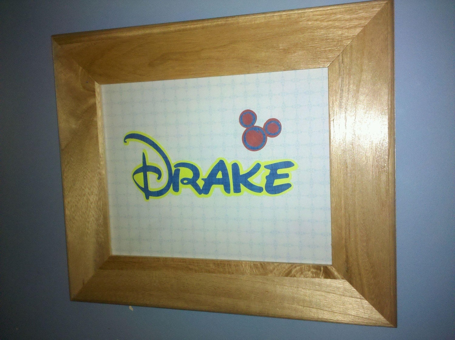 Custom Personalized Kids Name Picture