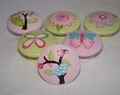 12 Custom Kids' Hand-painted Knobs/ Drawer Pulls