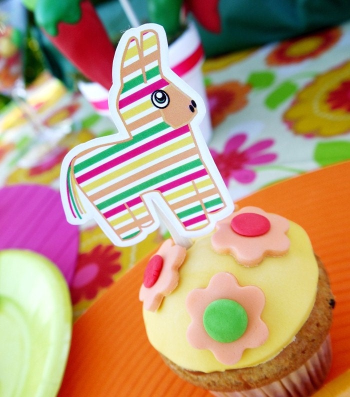 Pinata Party Complete Printable Collection - Personalized by US with your NAME and AGE