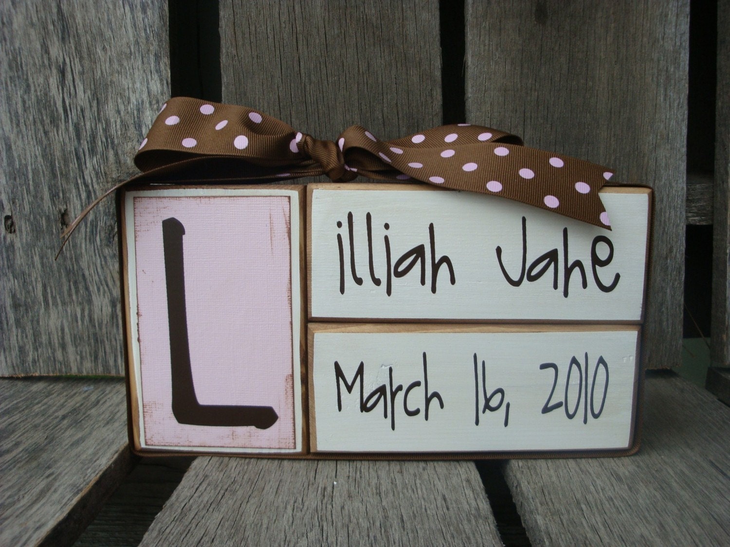 Baby Blocks Personalized