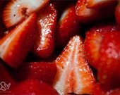 Strawberries - Fine Art Print - 8x10