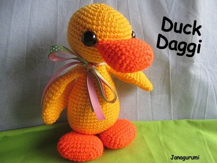 Duck Daggi Amigurumi Crochet PDF Pattern