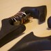 Proximities - Steampunk/Neovictorian Rosewood and Copper Hair stick pair
