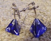 sword-in-stone D4 earrings blue