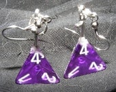 sword-in-stone D4 earrings purple