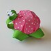 Free Shipping Promo with 15 Dollars or More... Hot Pink Polka Dotted Turtle Ribbon Sculpture Hair Clip... So Cute on Girls of All Ages