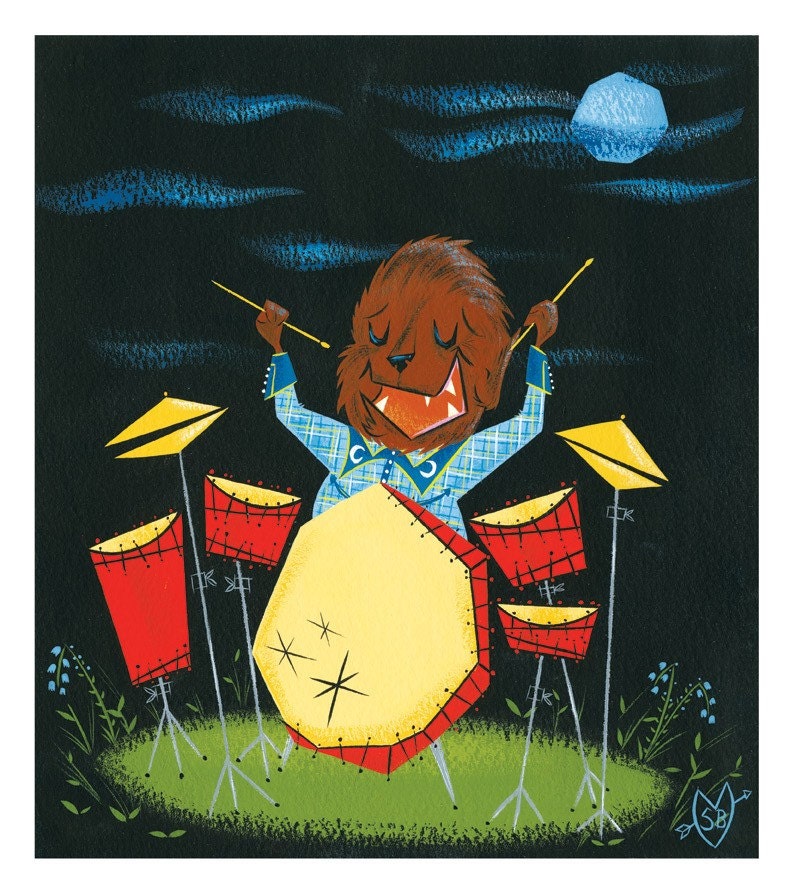 The Full Moon Beat limited print