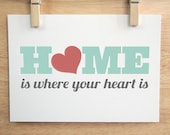 Home Is Where Your Heart Is - 11x14