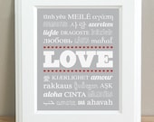 CUSTOM COLOR - Language of Love - 8x10