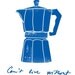 sale - Coffee Art Print - Can't live without my mocha pot - high quality fine art print