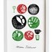 MENU ITALIANO 11"x15" Italian food, Kitchen Art Print - archival fine art giclée print