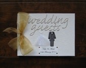 Personalised Bride and Groom Wedding Guest Book