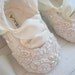 Ultimate Baby Ballet,  Ivory Slipper Shoes, Flower Girl Shoes, Toddler Flats, Bobka Shoes by BobkaBaby