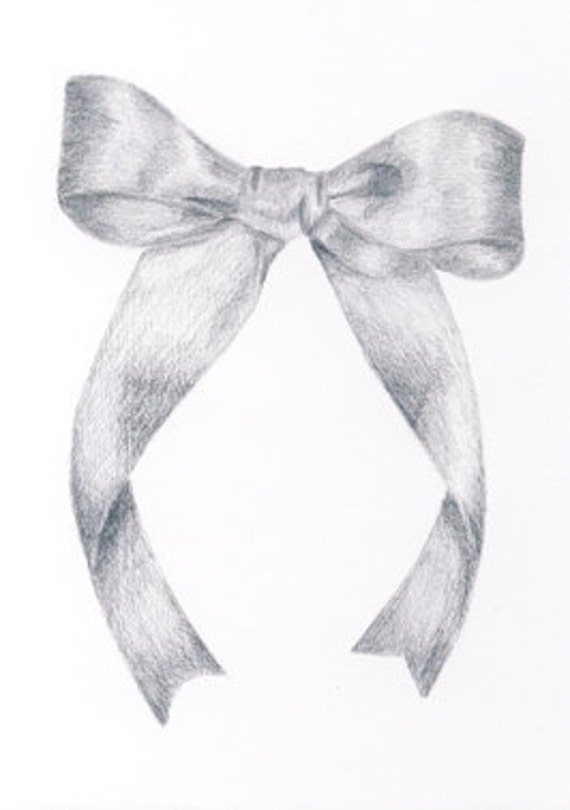 Ribbon Bow Drawing