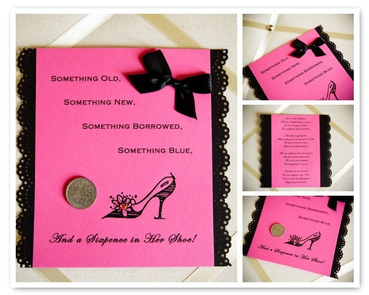 Sixpence for your Shoe Fuchsia and Black