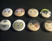 Avatar the Last Airbender 1 Inch pin set