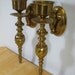 Vintage Brass Wall Candle Sconces