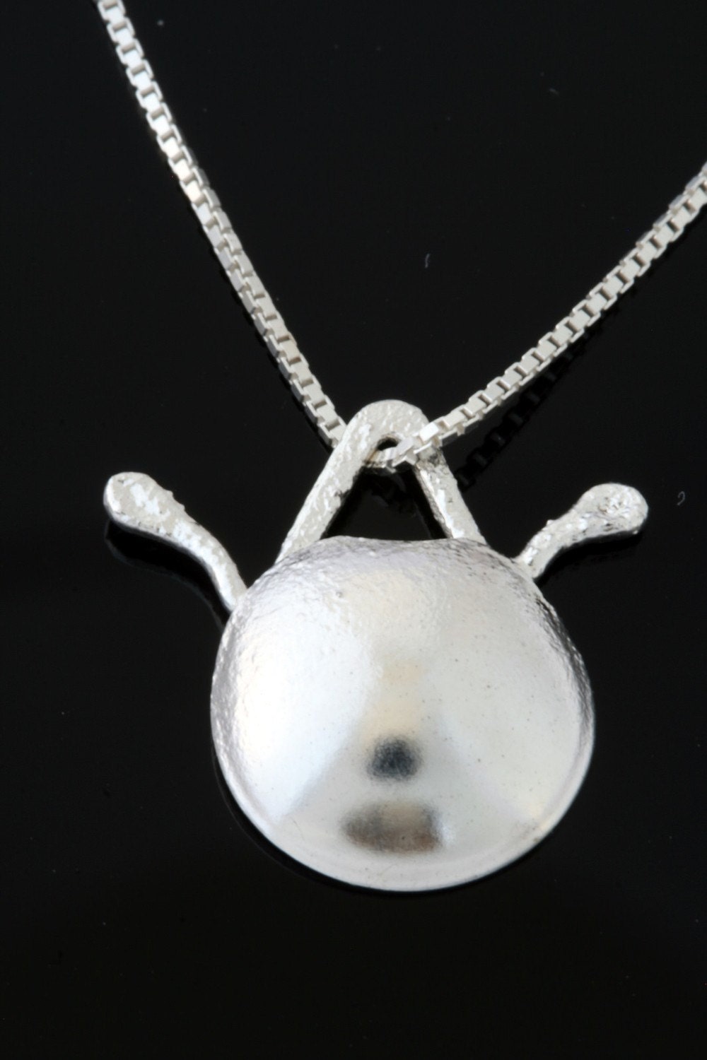 Pomegranate - Sterling Silver Pendant Handmade From Israel