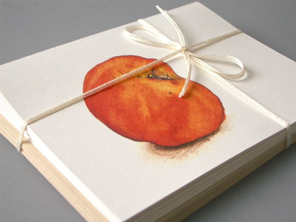 Heirloom Tomatoes - Set of 9 Garden Notecards - 3 Designs