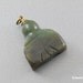 Vintage Buddha Pendant Faux Jade or Soapstone