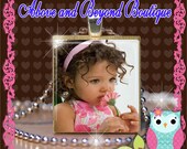 Custom Personalized Photo Name Scrabble Tile Pendant Made with Your Personal Photo Mothers Grandmothers