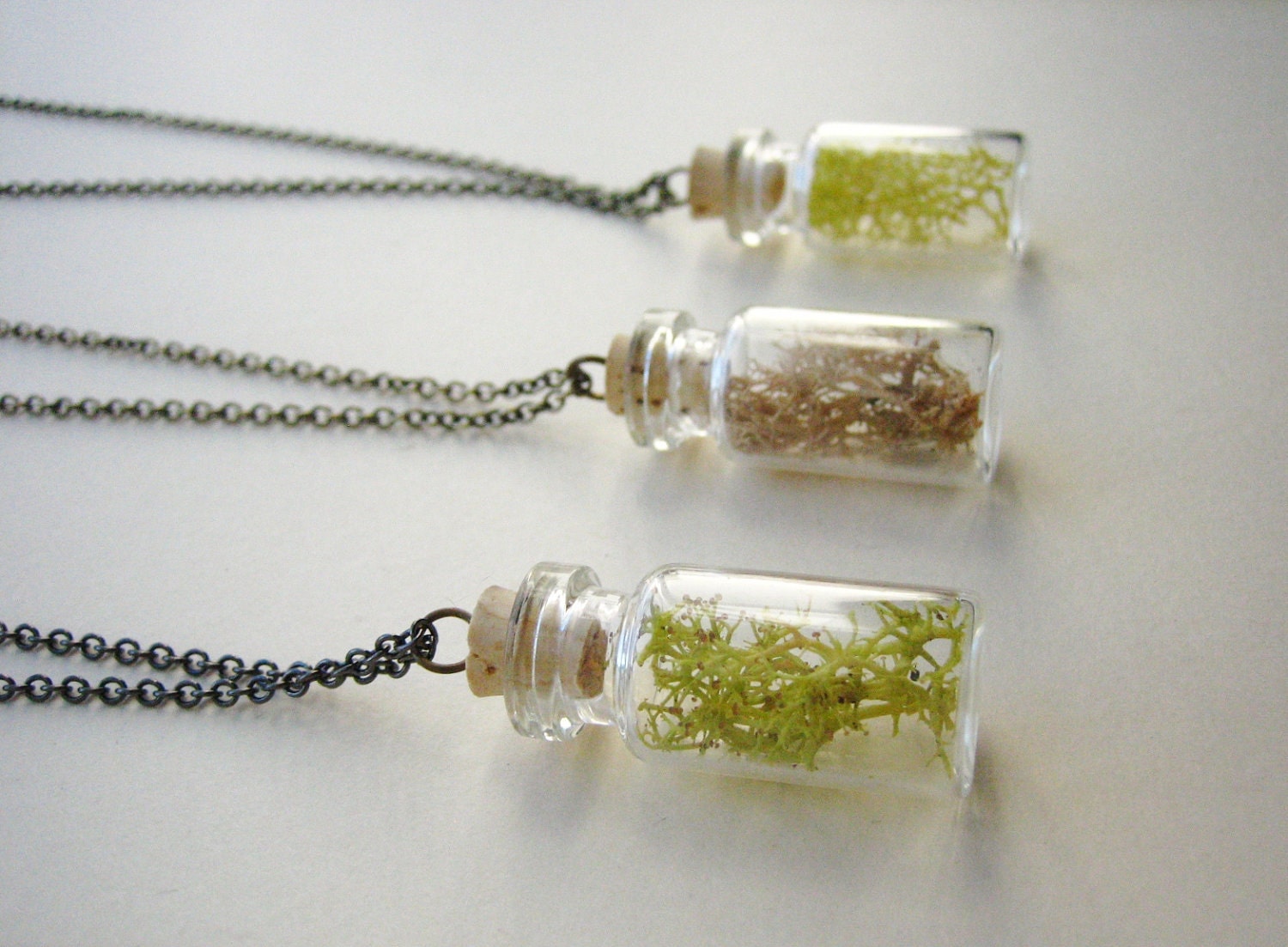 Natural Specimen Necklace- Moss