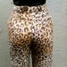 90's High Waist Leopard Dress Pants 4 Small