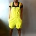 90s Calvin Klein Neon Overalls Large