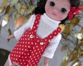 Polka Dot Skirt and Suspenders for Pukifee, Tiny Betsy McCall, Lati, and Nikki