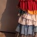 showdiva designs Tattered Tshirt Maxi Dress Asymmetrical Ruffles Galore Hippie Bohemian Chic