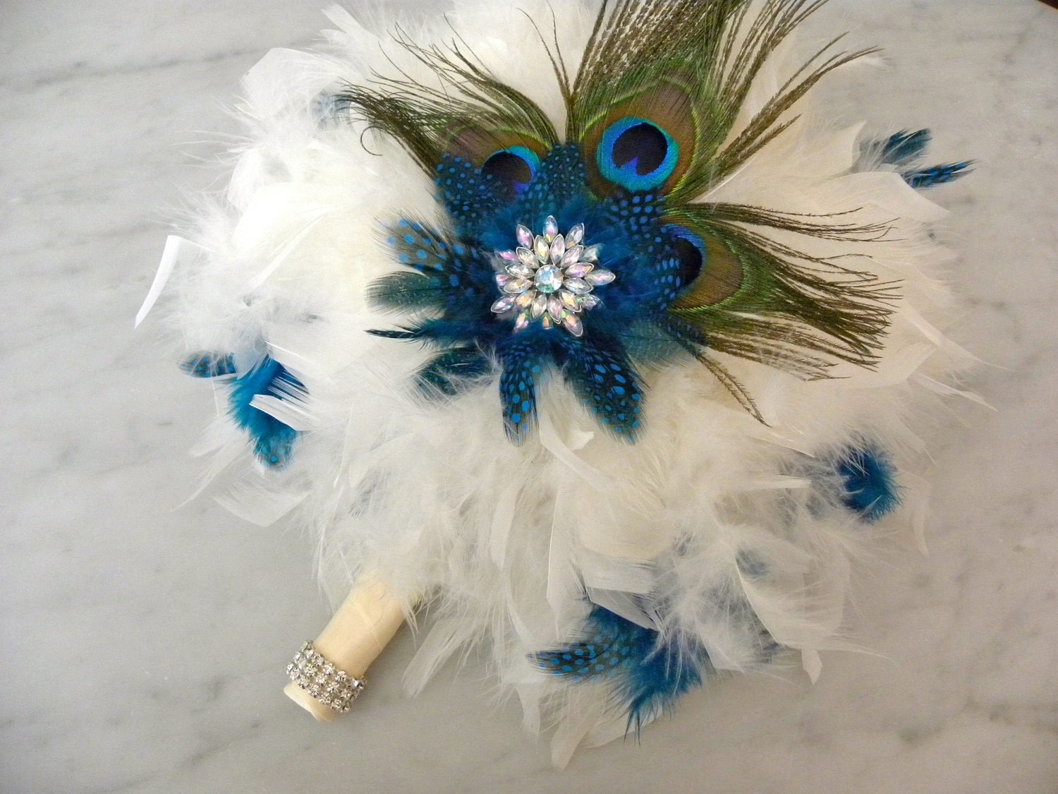 Peacock Feather Bouquet