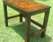 Stained Desk made from Reclaimed Wood