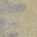 Delicate Mixed Media Drawing with River and Trees / Notes From The River / Framed
