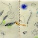 Page From The Book of Spring / Mixed Media on Japanese Paper