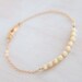 Beaded Bar Bracelet - Ivory