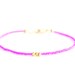Three Wishes Bracelet - Magenta