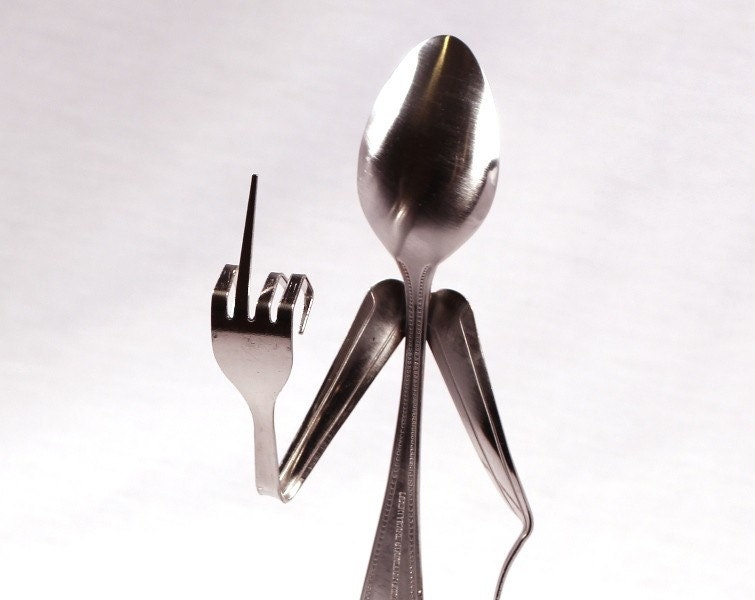 Birdie Figurine- Spoon Head
