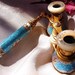 Opera glasses Second Empire Sevres style VERY RARE antique