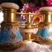Opera glasses Second Empire Sevres style VERY RARE antique