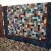 Handmade Batik Quilt Mosaic