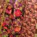 Patchwork Quilt, Handmade Quilt Floral Fusion, Quilted Throw